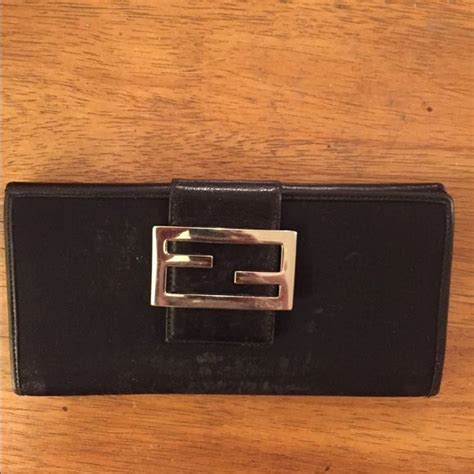 fendi black wallet.